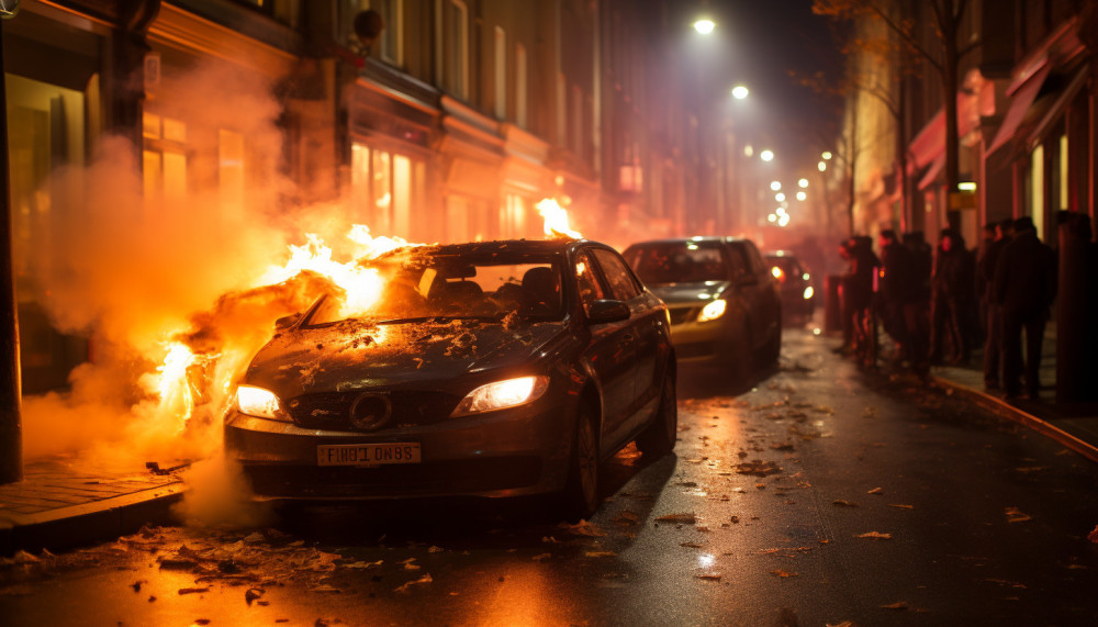 Other - Curfew demonstrations in the Netherlands witness clash between police and citizens
